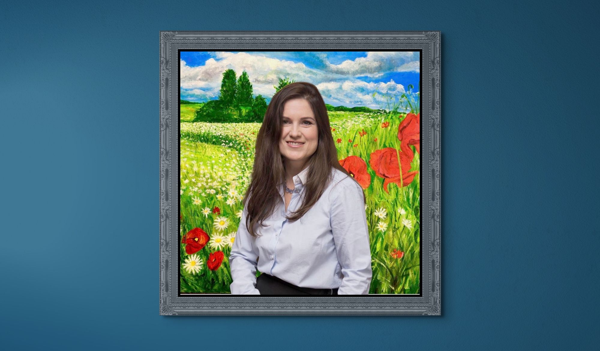 Festmény Gerendás Paula festőművészről