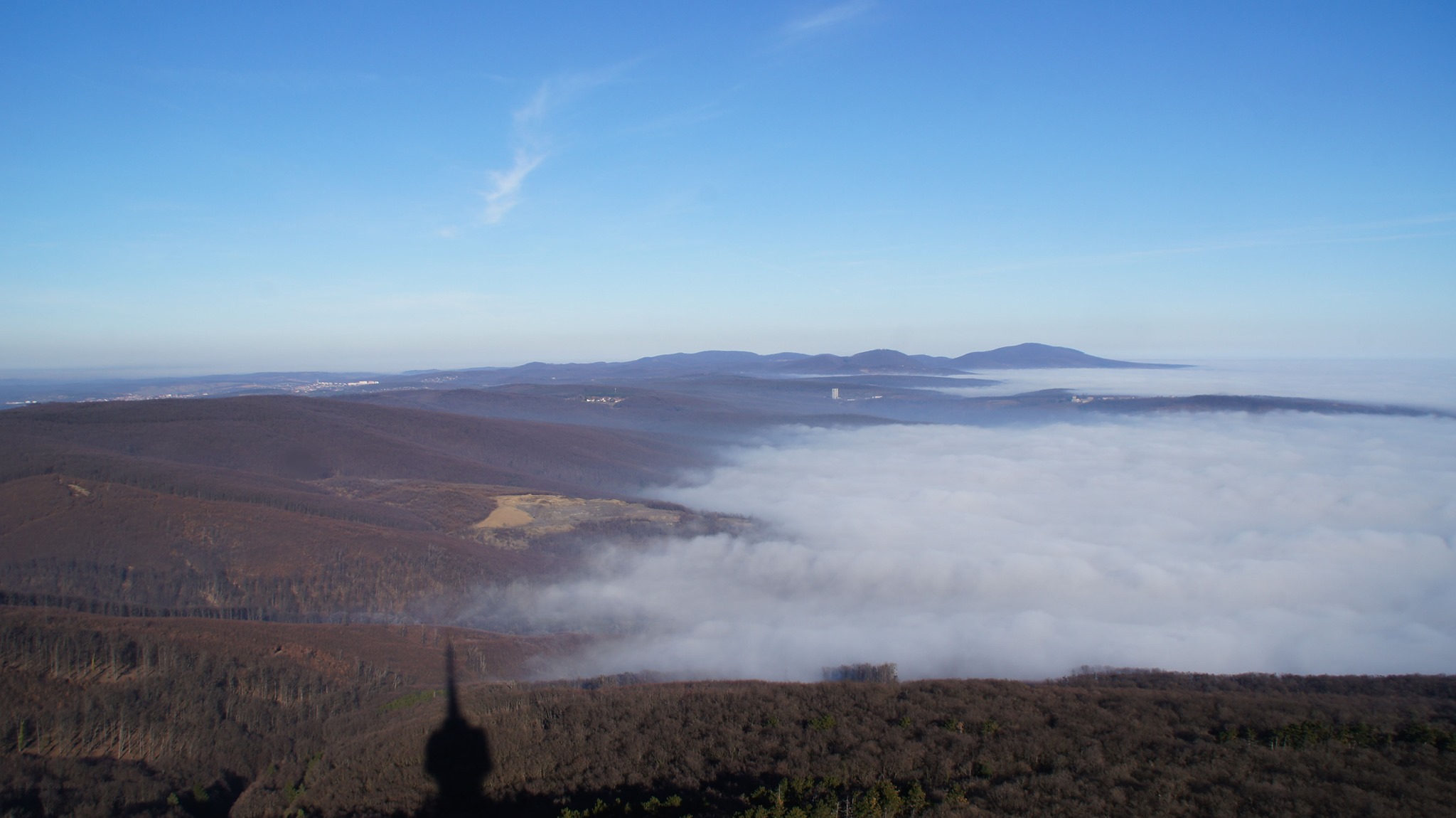 kilátás a pécsi tv toronyből