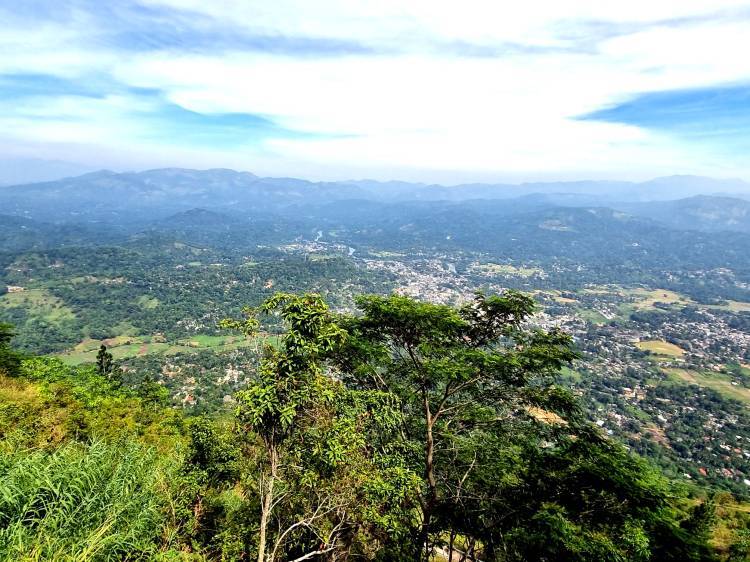 Ambuluwawa kilátó zöld táj